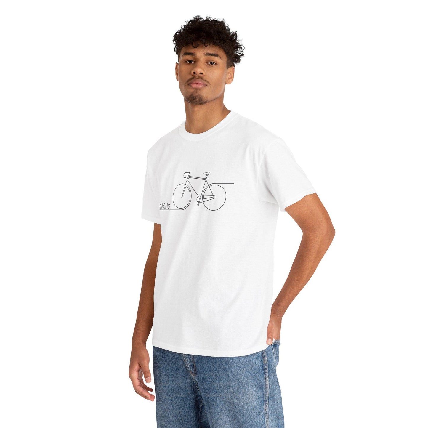 Unisex Casual Tee - Bike Doodle