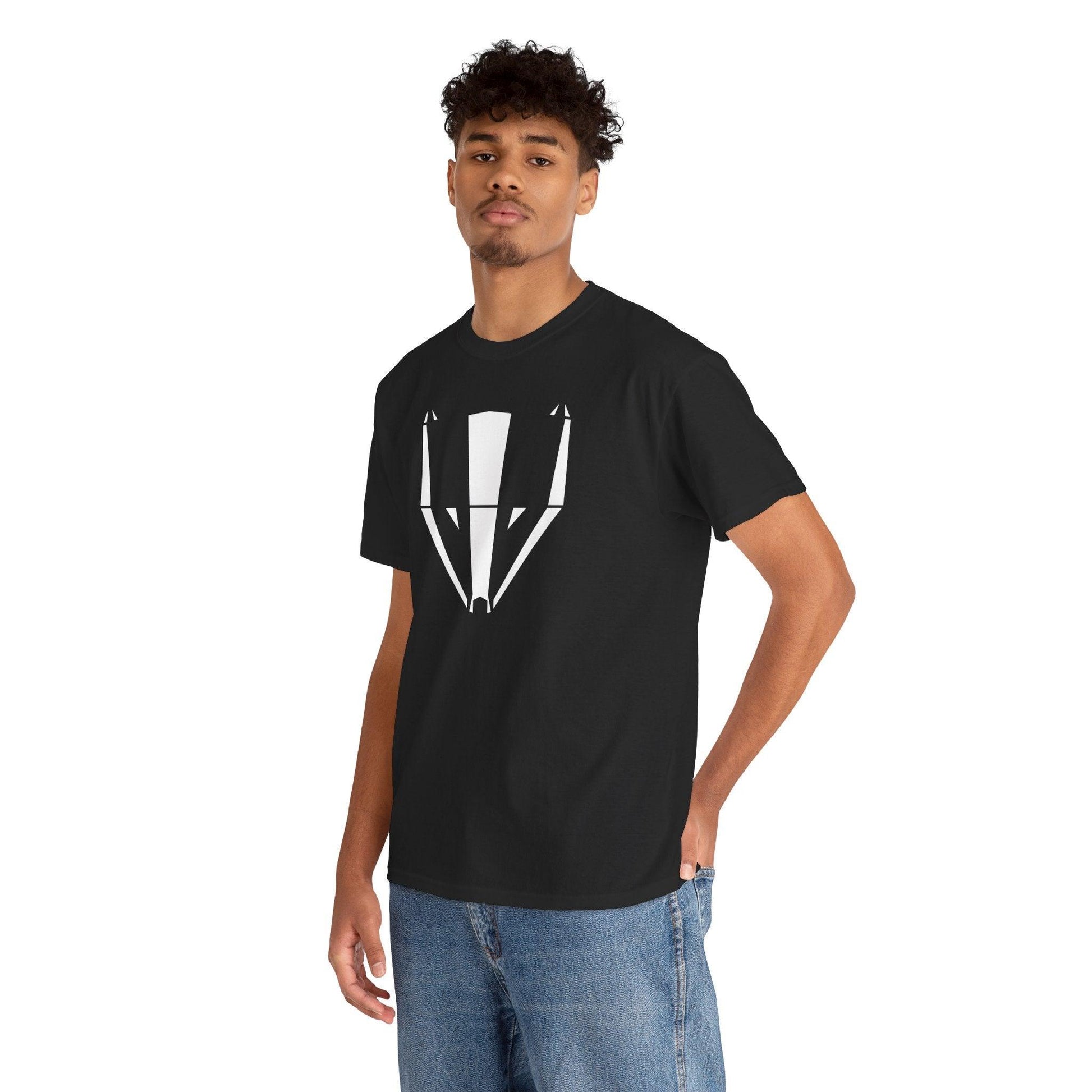 DACHS Unisex Casual Tee - Face on Black - Dachs Sport