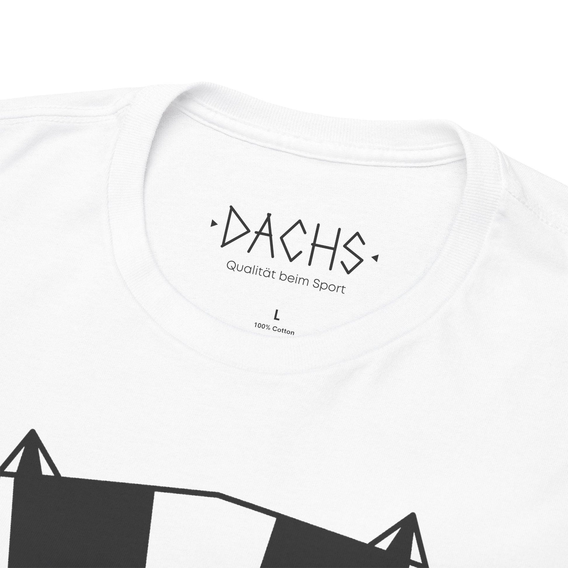 DACHS Unisex Casual Tee - Face on White - Dachs Sport