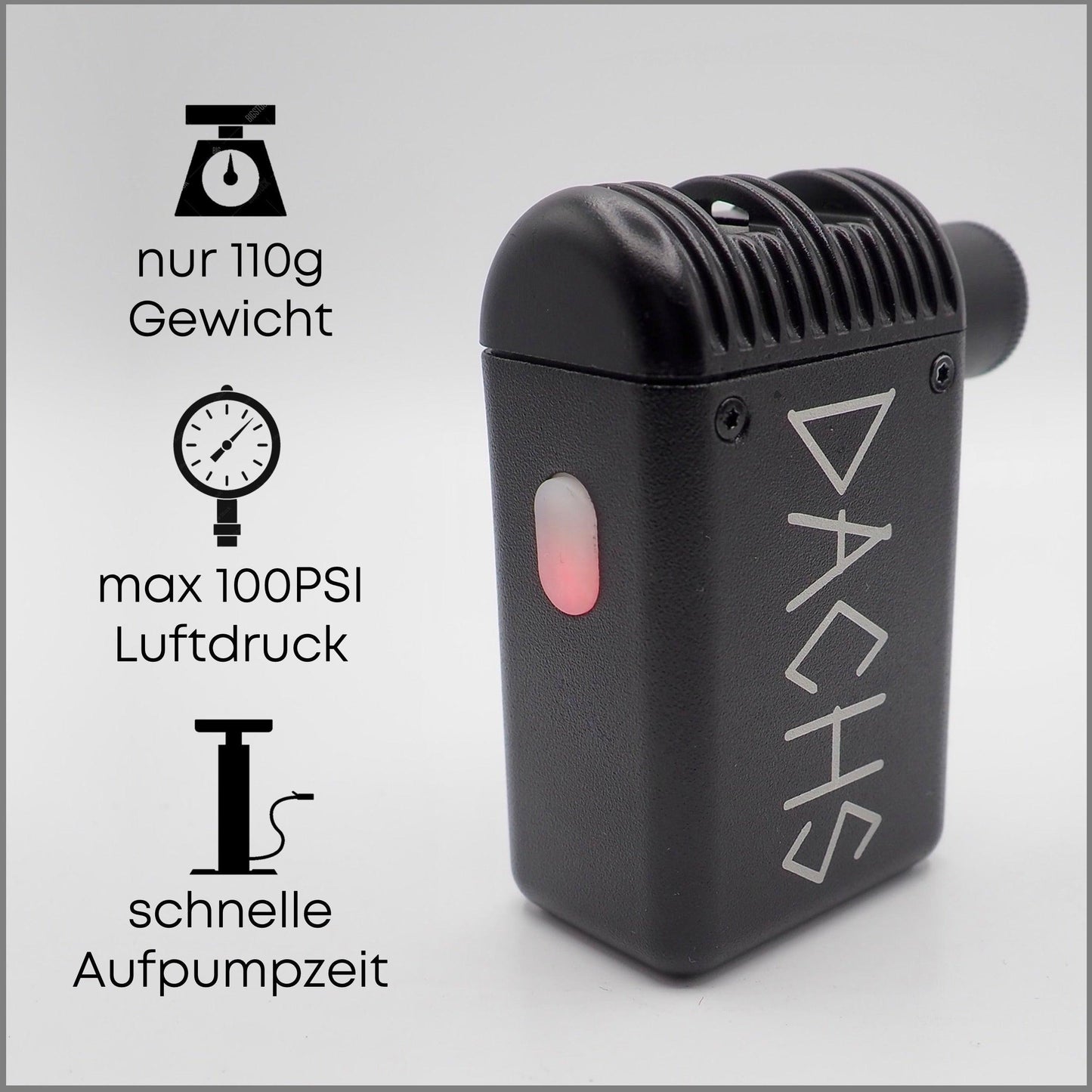 DACHS ePumpe - Mini Electric Bicycle Pump - Dachs Sport